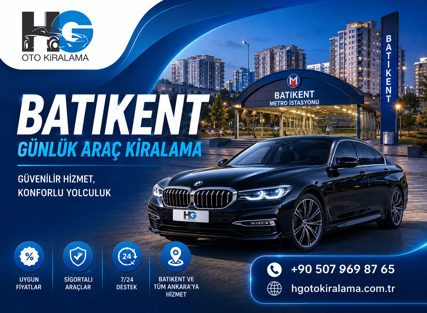 Batıkent Günlük Araç Kiralama